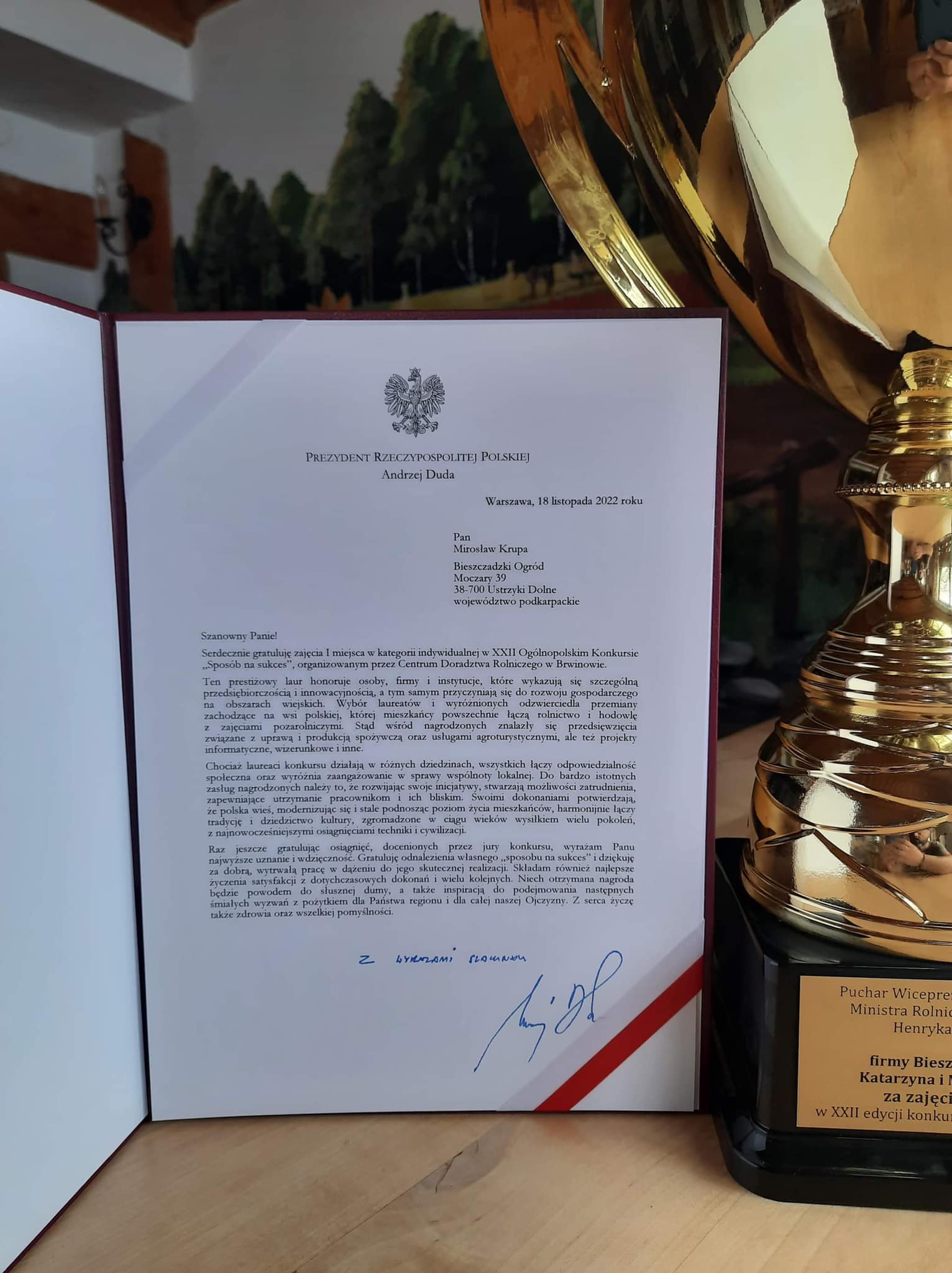 Zdjęcie z ogrodu Bieszczady